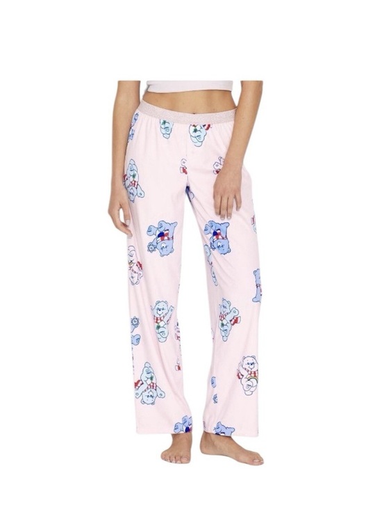 Care Bears Other - Care Bears Christmas snowflake Pajama Sleep Pants Women Pink size medium
